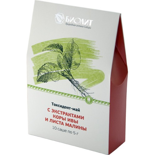 Купить Токсидонт-май с экстрактами коры ивы и листа малины  г. Нижний Тагил  